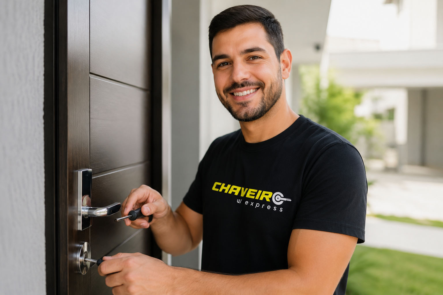 Profissional realizando abertura técnica